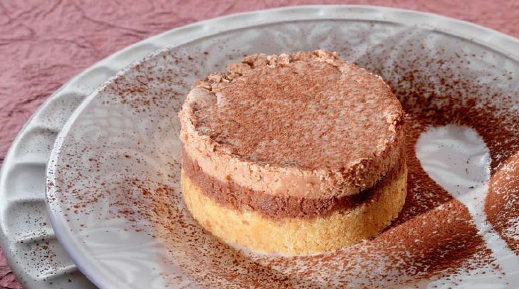 cheesecake aux 2 chocolats