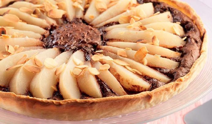 tarte chocolat poires