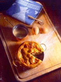   tourtière à la poulette et aux salsifis