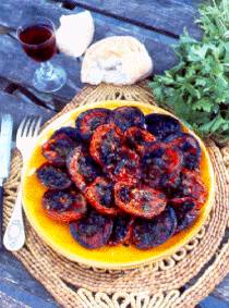 tomates à l'ail confit