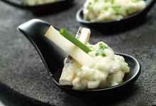 risotto aux poires et au bresse bleu