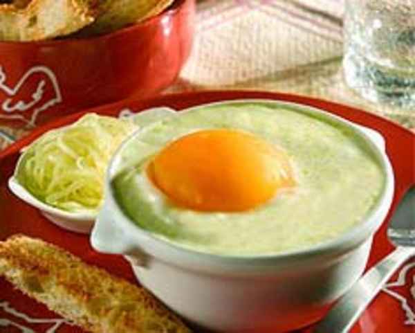 oeuf cocotte et emmental