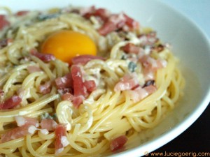 spaghettis carbonara