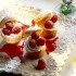 Choux garnis en chantilly et  framboises